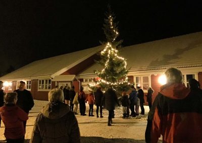 Julegrantenning - Storjord i Tysfjord